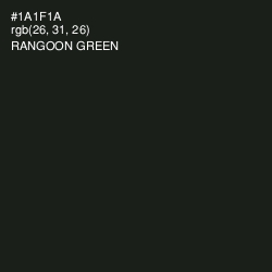 #1A1F1A - Rangoon Green Color Image